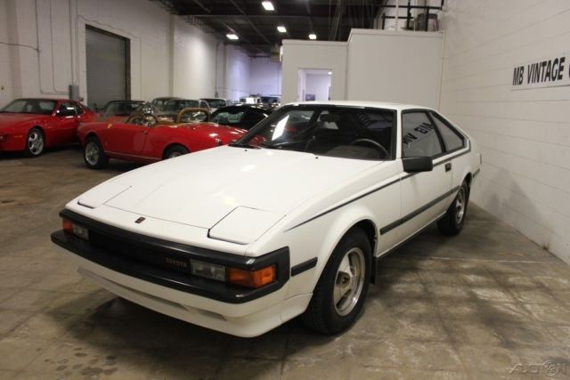 1984 White Toyota Celica Hatchback
