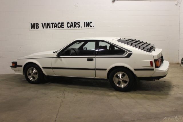 1984 White Toyota Celica Hatchback