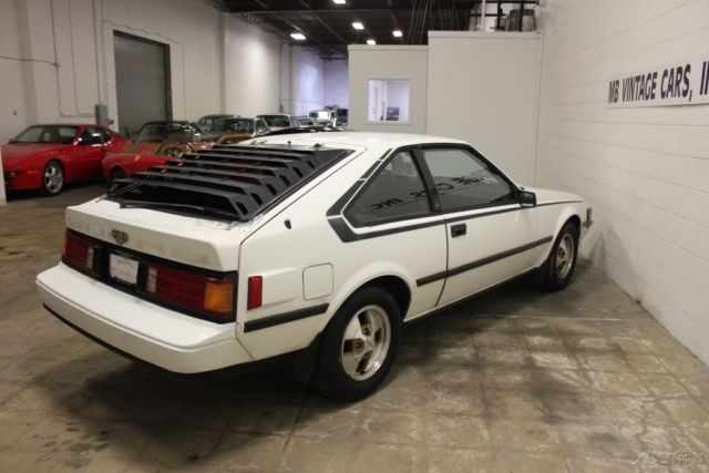 1984 White Toyota Celica Hatchback