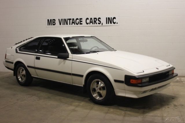1984 White Toyota Celica Hatchback
