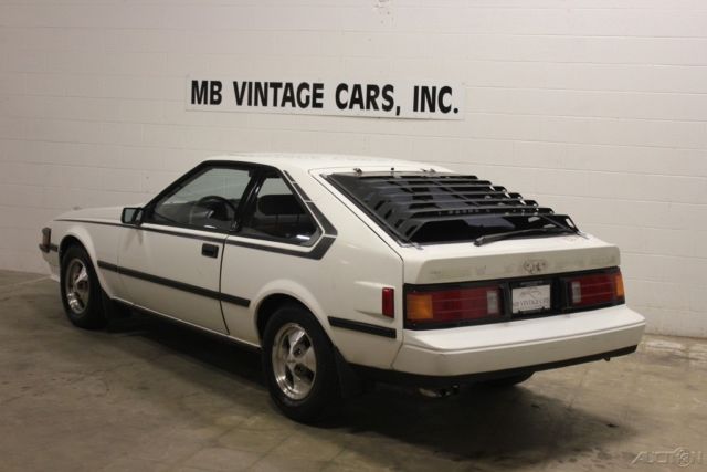 1984 White Toyota Celica Hatchback