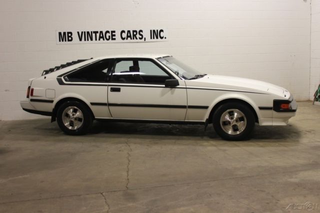 1984 White Toyota Celica Hatchback