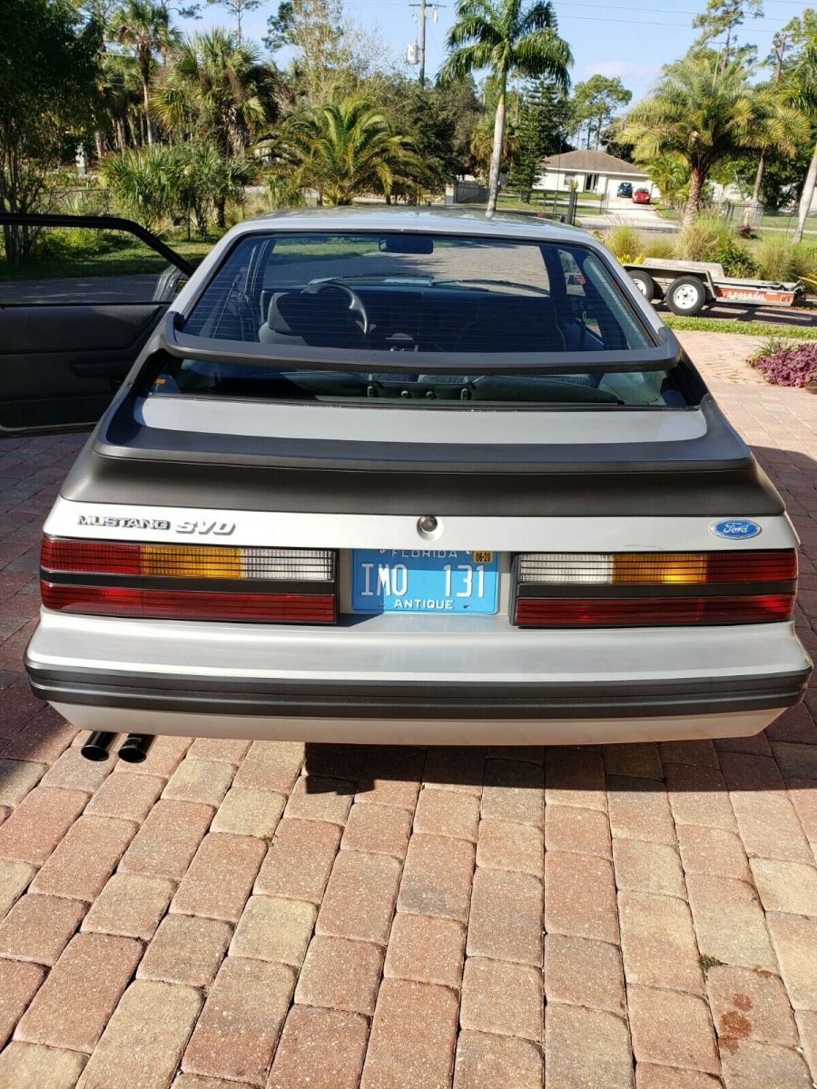1984 Silver Ford Mustang Coupe