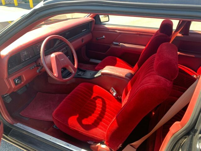 1984 Black Ford Thunderbird Coupe