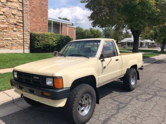 1984 Tan Toyota Pickup pickup