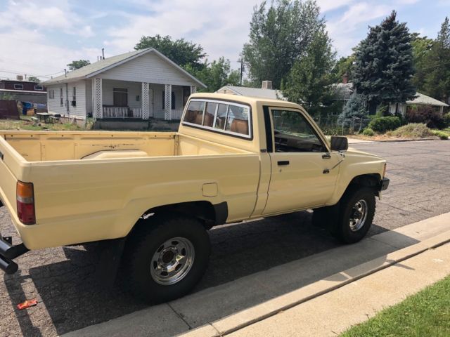 1984 Tan Toyota Pickup pickup