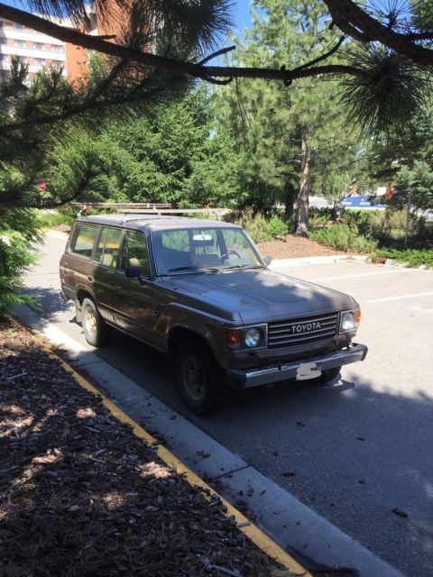 1984 Tan Toyota Land Cruiser