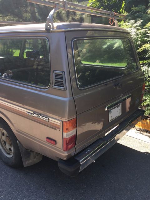 1984 Tan Toyota Land Cruiser