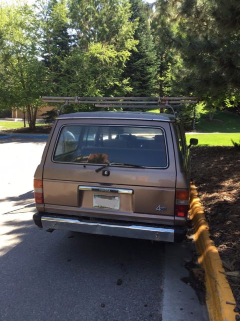 1984 Tan Toyota Land Cruiser