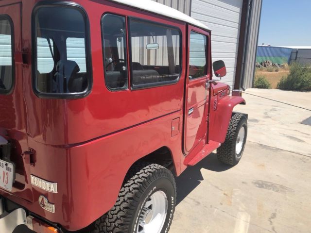 1980 Red Toyota Land Cruiser