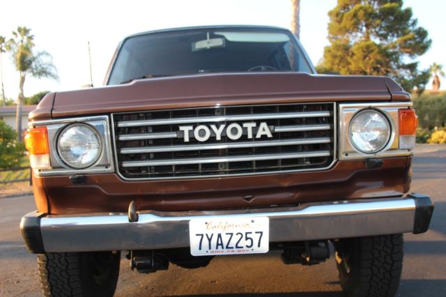 1984 Brown Toyota Land Cruiser SUV