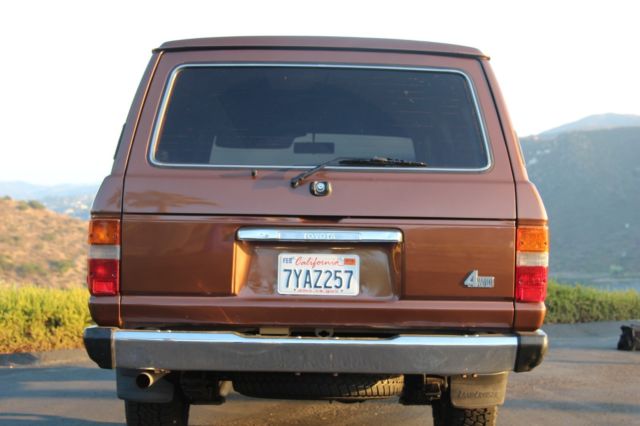 1984 Brown Toyota Land Cruiser SUV
