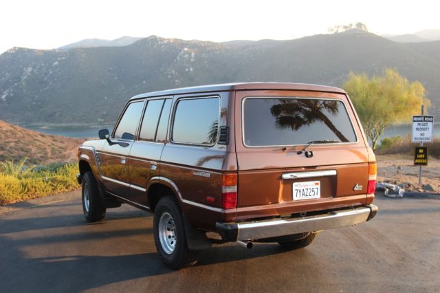 1984 Brown Toyota Land Cruiser SUV