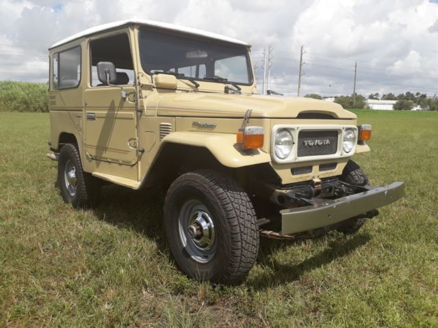 1984 BEIGE Toyota Land Cruiser SUV