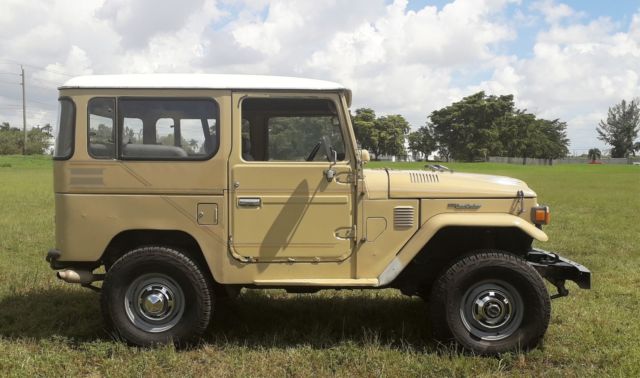 1984 BEIGE Toyota Land Cruiser SUV