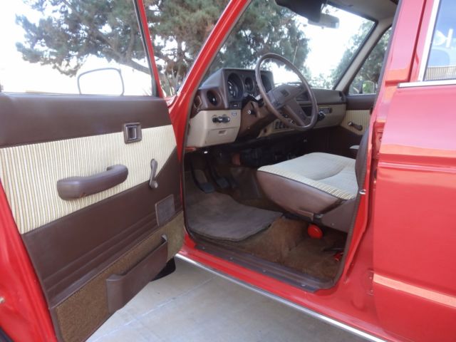 1984 RED Toyota Land Cruiser SUV
