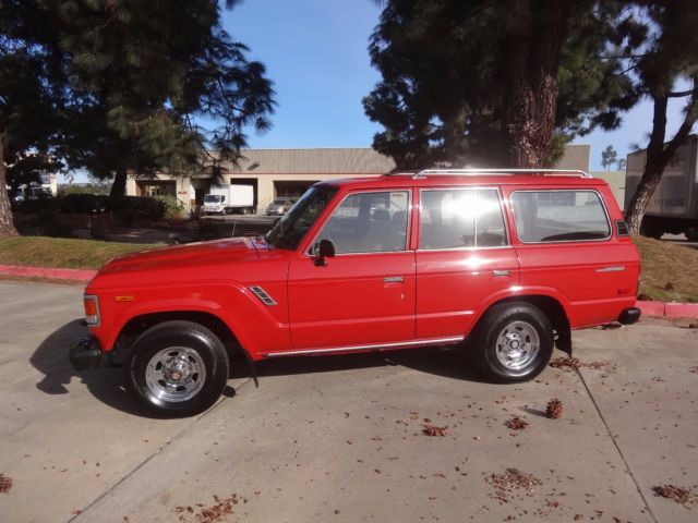 1984 RED Toyota Land Cruiser SUV