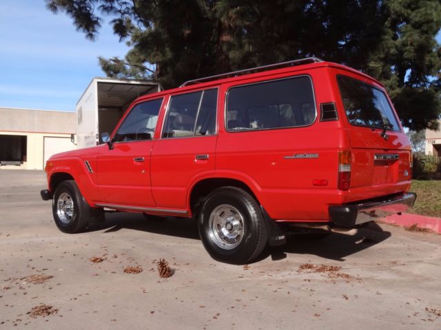 1984 RED Toyota Land Cruiser SUV