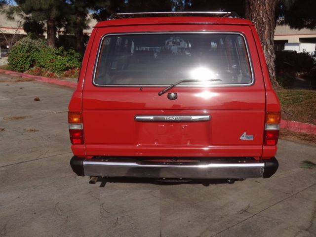 1984 RED Toyota Land Cruiser SUV