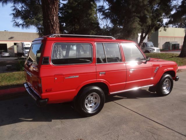 1984 RED Toyota Land Cruiser SUV