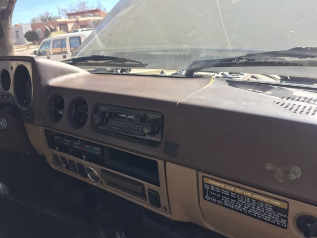 1984 Tan Toyota Land Cruiser SUV