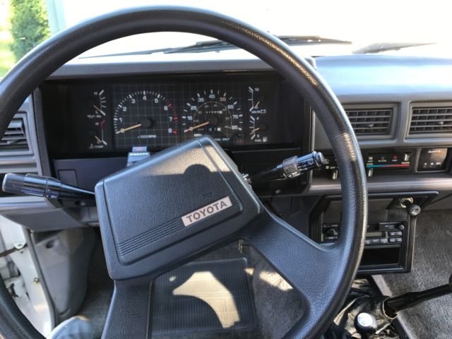 1984 White Toyota Tacoma Standard Cab Pickup