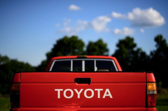 1984 Orange Toyota Pickup Cab & Chassis