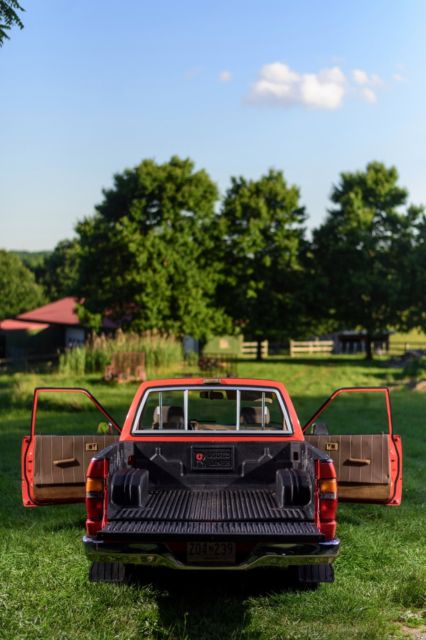 1984 Orange Toyota Pickup Cab & Chassis
