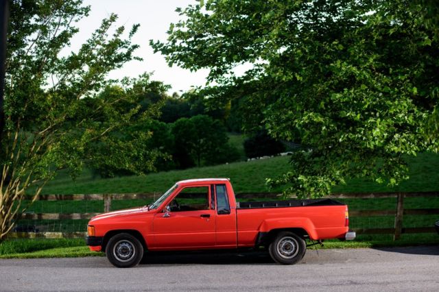1984 Orange Toyota Pickup Cab & Chassis