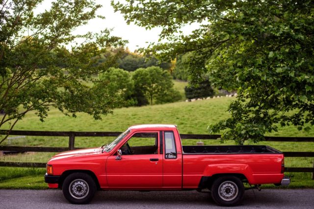 1984 Orange Toyota Pickup Cab & Chassis