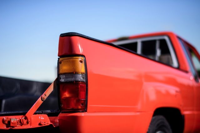 1984 Orange Toyota Pickup Cab & Chassis