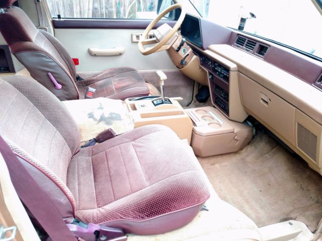 1984 Gold Toyota Van Van