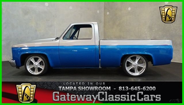 1984 Blue Chevrolet C10