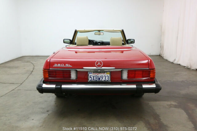 1984 Black Mercedes-Benz 300-Series Convertible