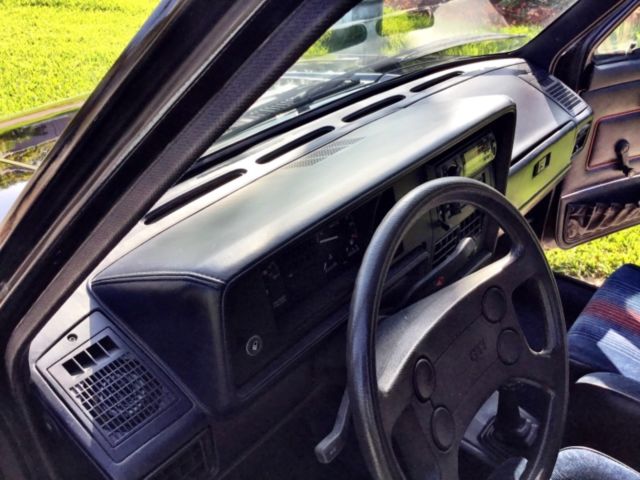 1984 Black Volkswagen Rabbit Hatchback