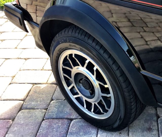 1984 Black Volkswagen Rabbit Hatchback