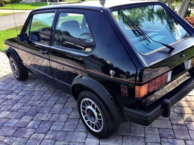 1984 Black Volkswagen Rabbit Hatchback