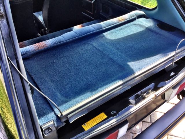 1984 Black Volkswagen Rabbit Hatchback