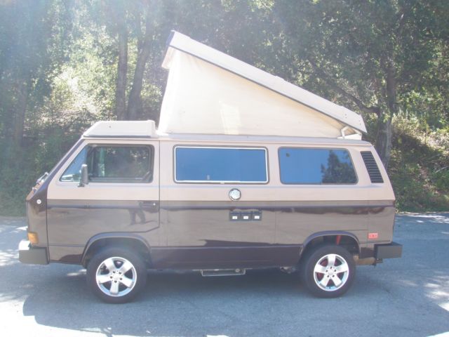 1984 Blue Volkswagen Bus/Vanagon Camper