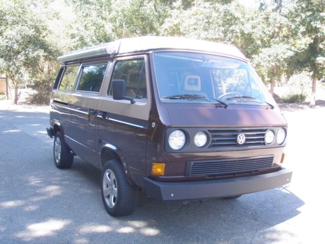 1984 Blue Volkswagen Bus/Vanagon Camper