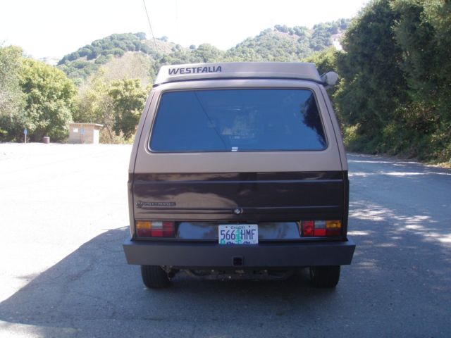 1984 Blue Volkswagen Bus/Vanagon Camper