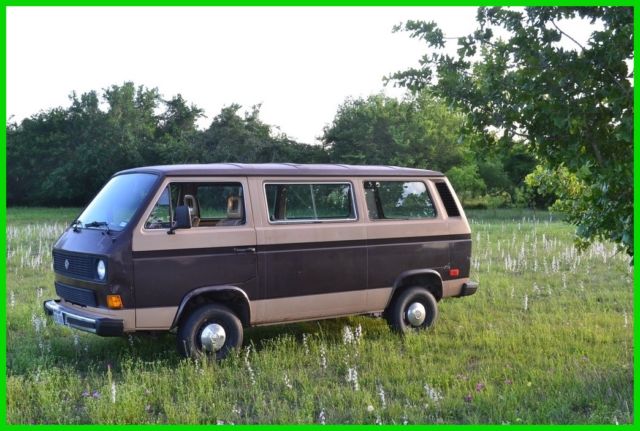 1984 Brown Volkswagen Bus/Vanagon Minivan/Van
