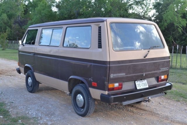 1984 Brown Volkswagen Bus/Vanagon Minivan/Van