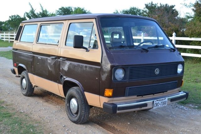 1984 Brown Volkswagen Bus/Vanagon Minivan/Van