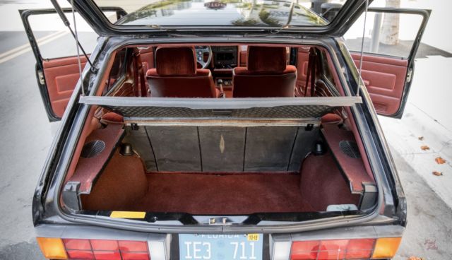 1984 Black Volkswagen Rabbit Coupe