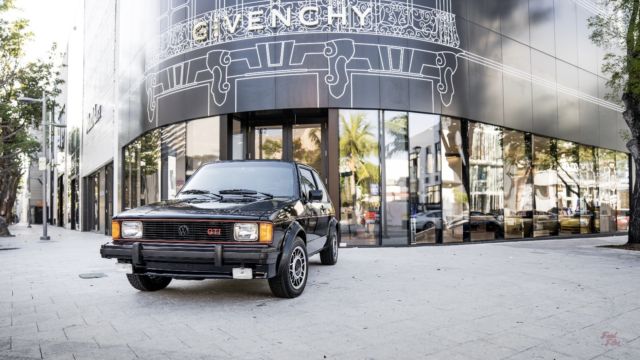 1984 Black Volkswagen Rabbit Coupe