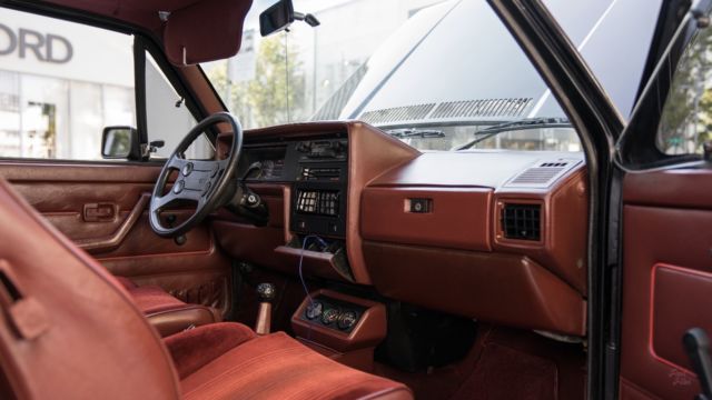 1984 Black Volkswagen Rabbit Coupe