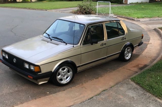 1984 Gold Volkswagen Jetta
