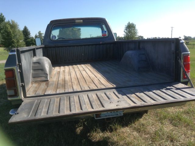 1984 Gray Dodge Ram 1500 Pickup Truck