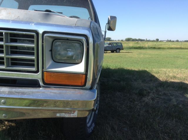 1984 Gray Dodge Ram 1500 Pickup Truck